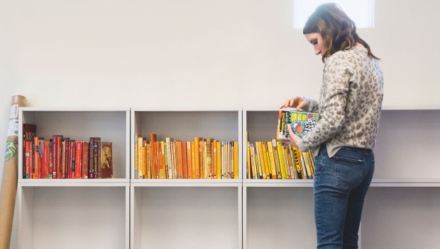 Rainbow Bookshelf