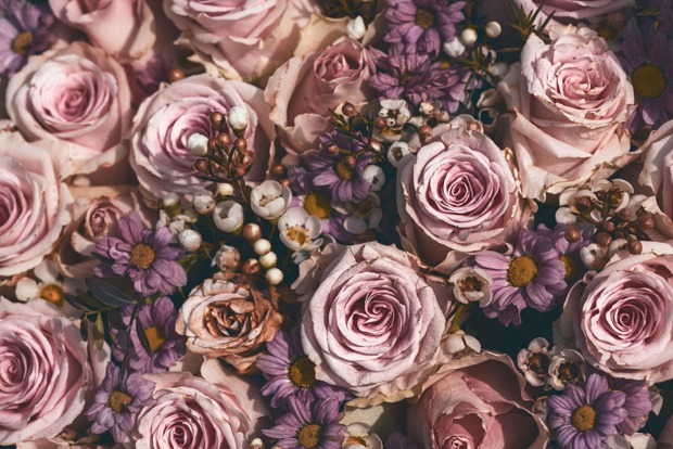 Potpourri aus rosafarbenen Blüten | Credit: iStock.com/ArminStautBerlin