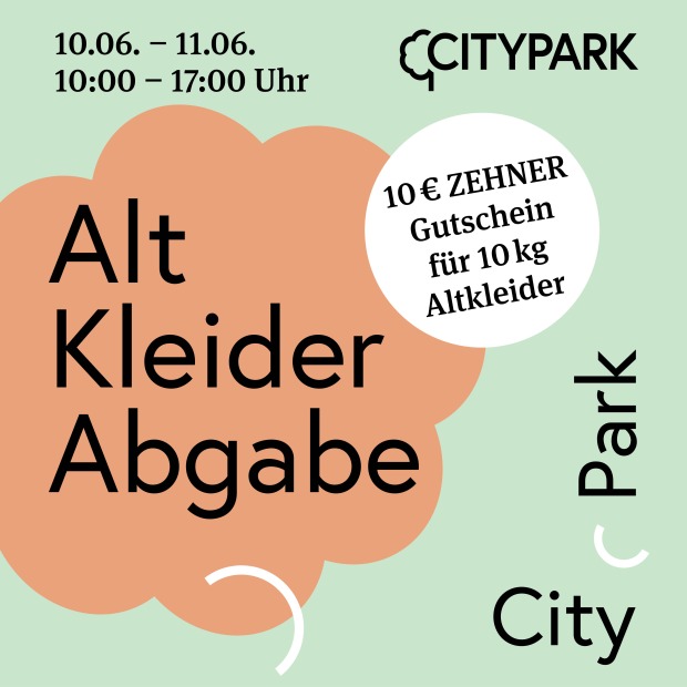 Werbesujet Altkleider-Abgabe