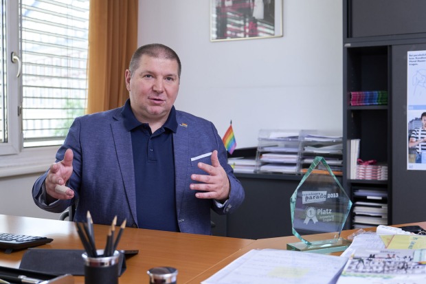 Leiter der Wiener Antidiskriminierungsstelle für LGBTIQ-Angelegenheiten | Credit: PID/Wache