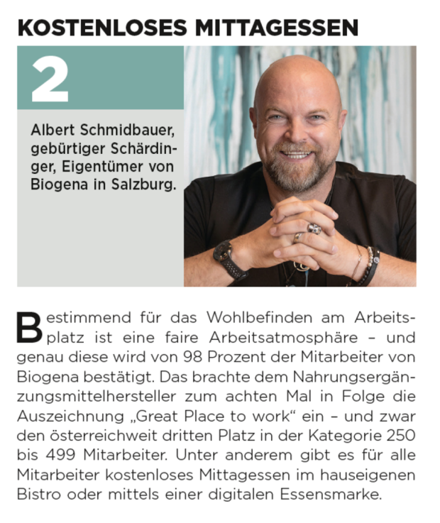 Biogena, Salzburg