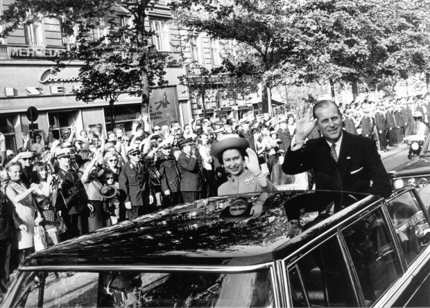 Die Queen und Prinz Philip beim Staatsbesuch in Österreich