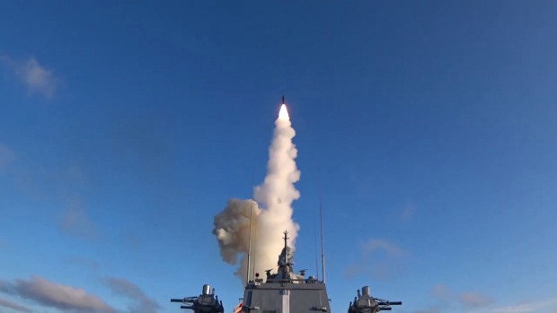 Kalibr beim Start | Credit: Russian Defence Ministry / Tass / picturedesk.com
