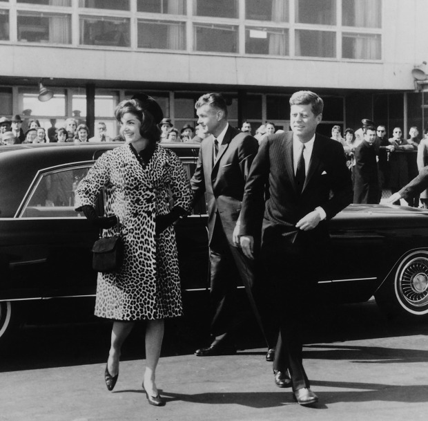 Jackie Kennedy Onassis und John F. Kennedy