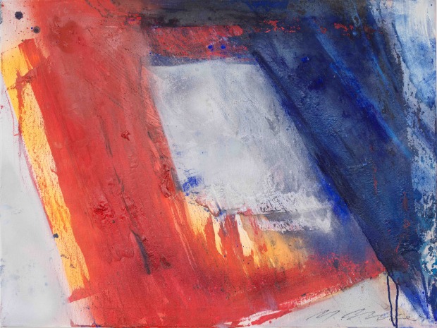 Maria Moser "Zeitfenster", 2021, 60x80, Öl auf Leinwand
