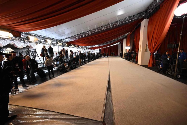Der beige Teppich bei der diesjährigen Oscar-Verleihung