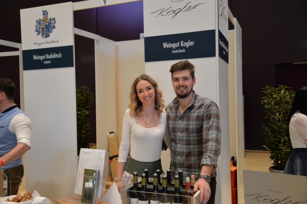 Vertreter vom Weingut Kogler