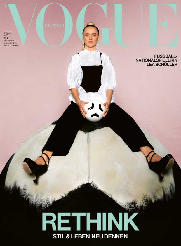 Das Vogue-Cover mit Fußballerin Lea Schüller.