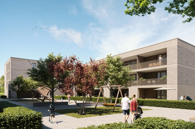 Das Vierlinden-Quartier bietet Platz zum Spielen.