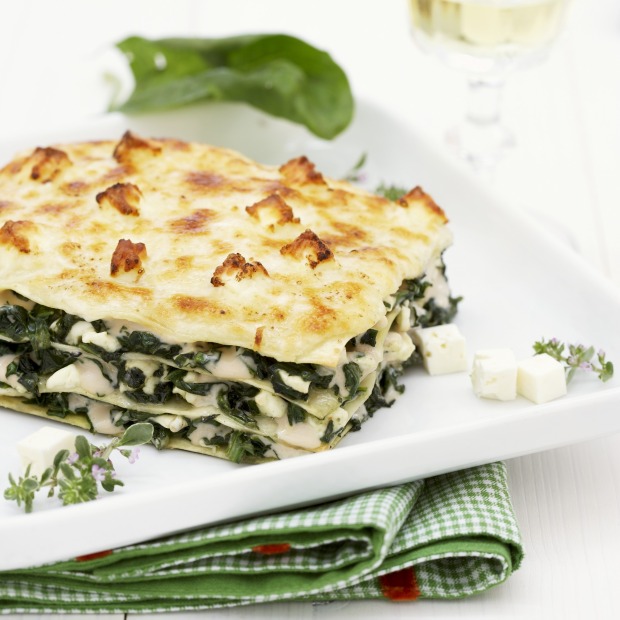 Spinatlasagne