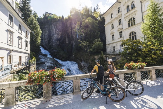 2 Radfahrer in Bad Gastein