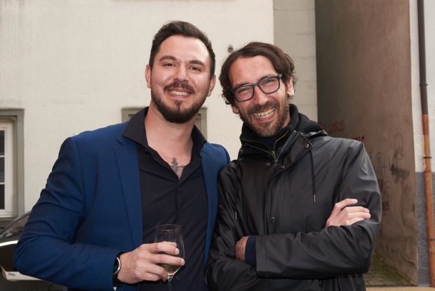 Marko Kokanovic (Versicherungsbüro Kiesenebner &amp; Partner) und Hermann Bereuter (Oberarzt Gynäkologie LKH Bregenz)