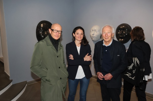 Thomas Häusle, Maria Simma-Keller  und Jürg Zumtobel (v. li.)