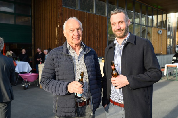 Alfons und Claus  Schwarzmann (Holzhandel Großwalsertal) (v. li.)