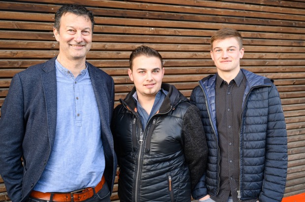 Stephan, Sandro und Niko Muxel (alle Muxel Holzbau Au)