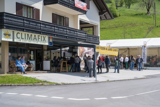 Gemeinsam wurde 40 Jahre Climafix gefeiert