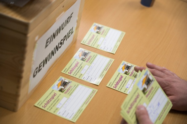 Gewinnspiel bei der Feier von Climafix