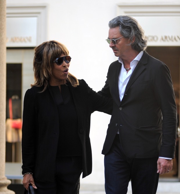 Tina Turner und Erwin Bach