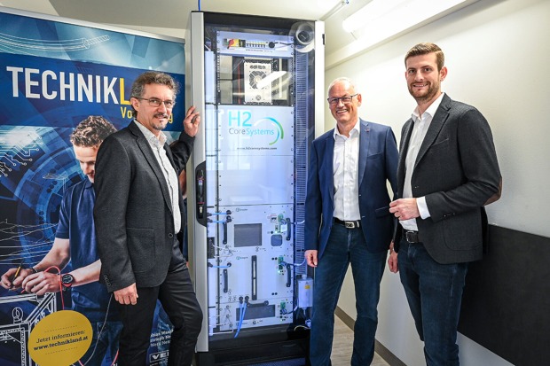 Anlagenbauer Emanuel Gstach, Oswald Werle (Consulting) und Georg Müller (Wirtschaftskammer) (v.li)