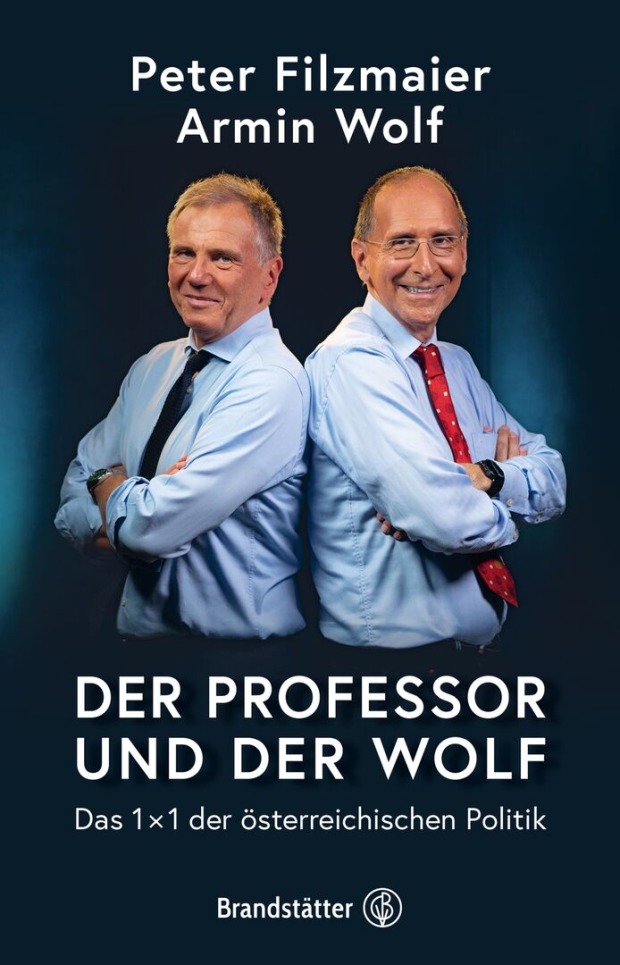 Buchcover zu "Peter und der Wolf": Peter Filzmaier und Armin Wolf. Der Professor und der Wolf - Das 1x1 der österreichischen Politik