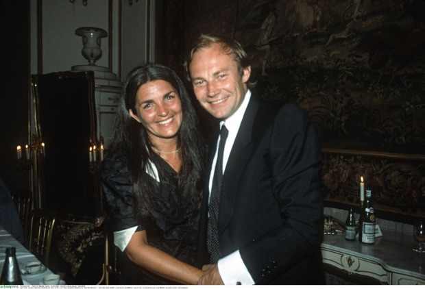 Klaus Maria Brandauer mit seiner ersten Ehefrau Karin.