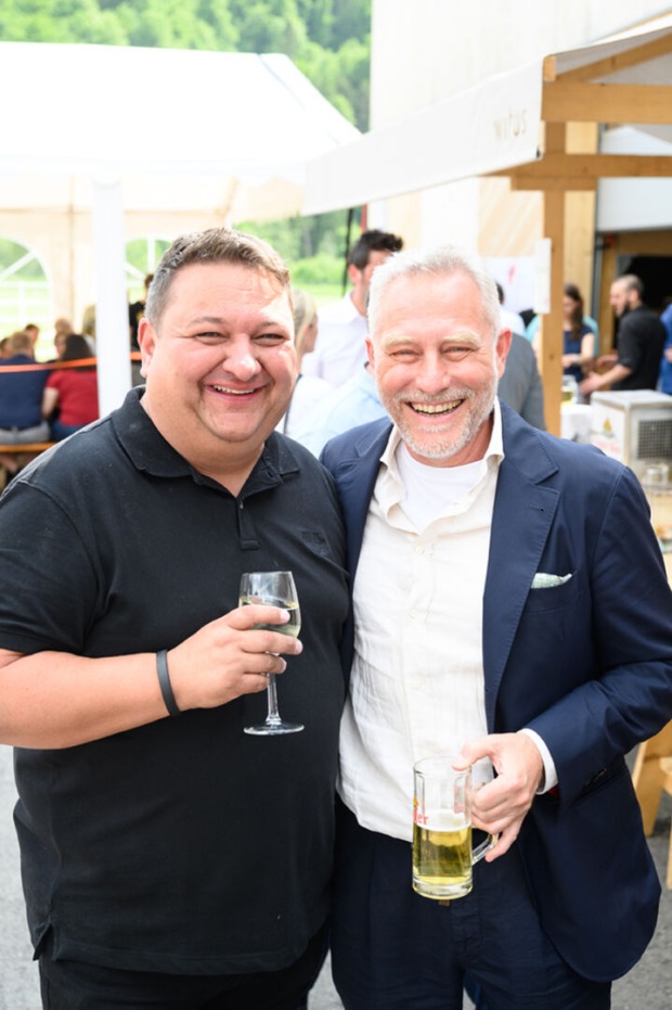 Christian Rüscher (GF Tischlerei Rüscher), Joachim Alge (i+R Gruppe)