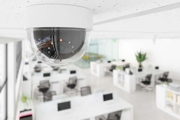 Überwachungskamera in einem Büro