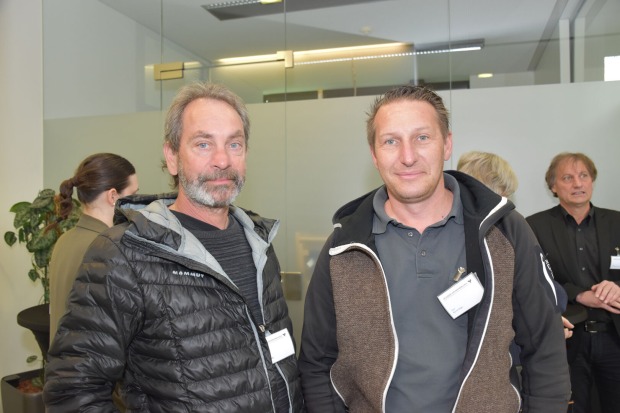 Hubert Reis (Auto Egle Götzis) und Bernd Vögel Auto Egle, Hohenems)