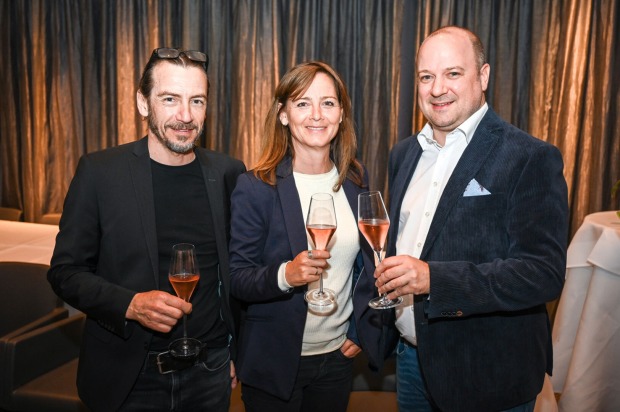 Charly Joven (Don‘t Panik IT) Sabine Fussi und Marc Isele (Digando) (v. li.)
