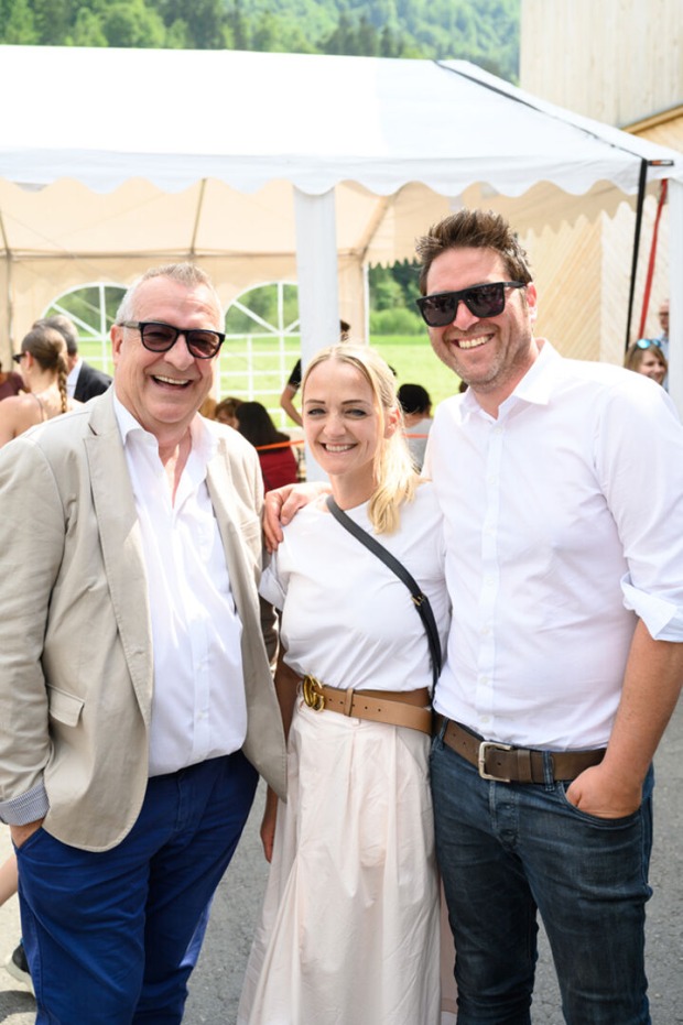 Frank Böhler, Sabine und Daniel Zerlauth (TECNOPLAST) (v. li.)