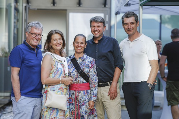 Dr. Günter Diem, Susanne Hagen (Impuls Plus), Beate Fischer, Bgm. Kurt Fischer, Architekt Jürgen Krämer