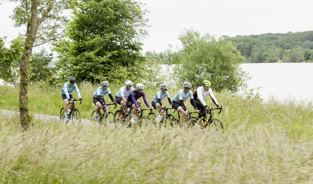 Gruppenausfahrt beim sogenannten "Regio-Cycling"