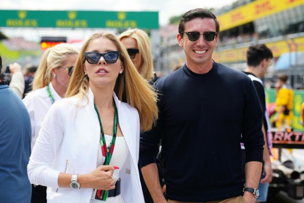Victoria Swarowski und Mark Mateschitz am Spielberg-Ring.