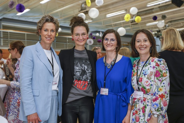 Carina Pollhammer (Frau in der Wirtschaft), Sarah Irina Dörler, GF Friederike Hehle (historizing Agentur für Geschichte), Andrea Längle (Frau in der Wirtschaft)