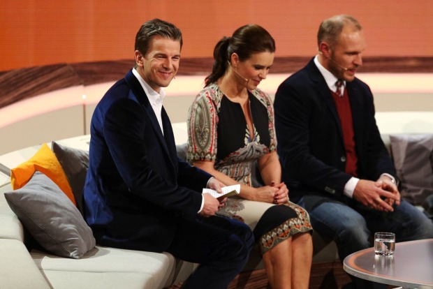 Lanz letzte "Wetten, dass …"-Show mit Katharina Witt und Hermann Maier