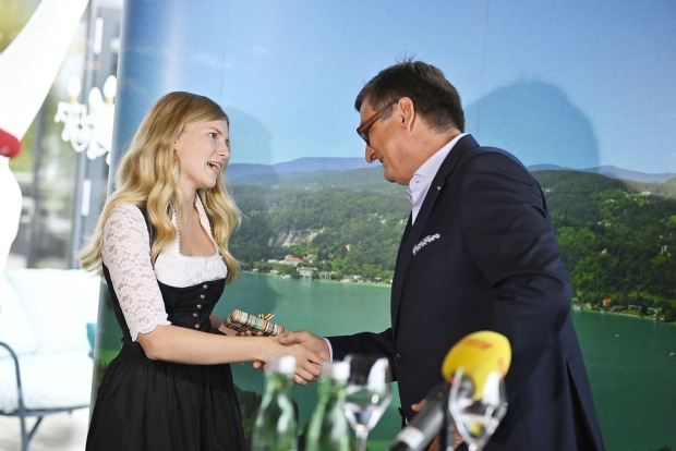 Bettina Veratschnig und Jürgen Mandl von der WK