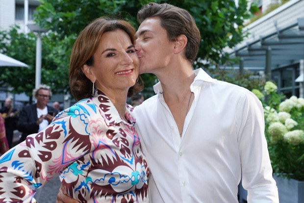 Claudia Obert und Max Suhr bei einem Event.