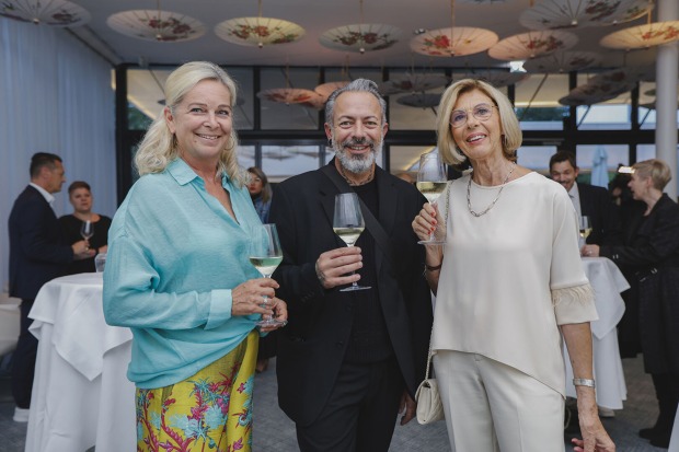 Nina Lehner, Bernd Wohlgenannt (Plaikner Intercoiffer Götzis) und Renate Giesinger (v. li)