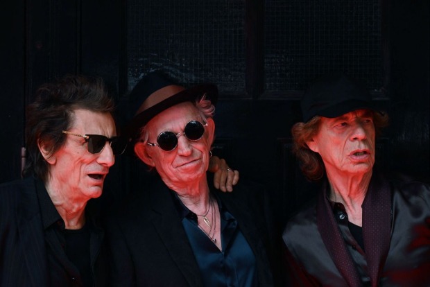 Die durchaus alt gewordenen Rolling Stones.