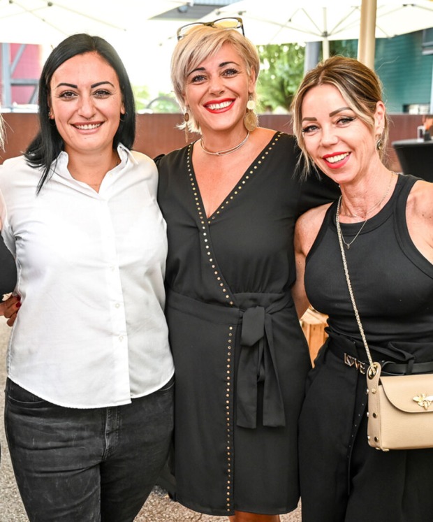 Anthea Zangerl (MO Catering), Petra Otti und Ilonka Benninghoven
