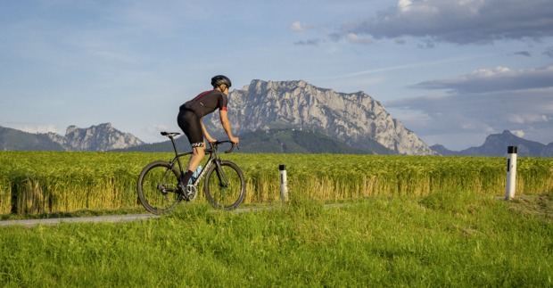 Beim Rennradfahren