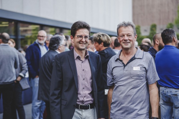 IM Installateure Karl-Heinz Strele mit Dieter König (Nägele Wohn- und Projektbau)