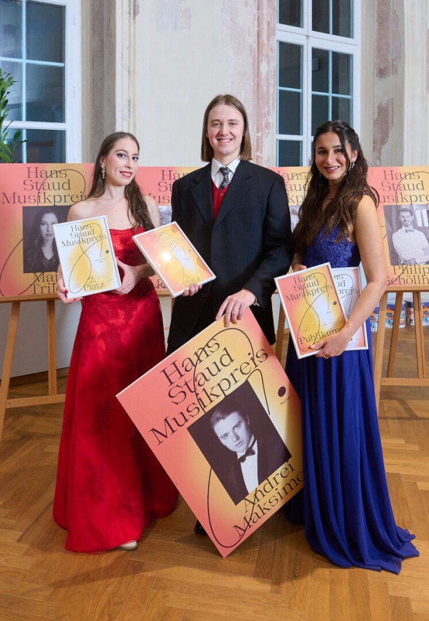 Die Top 3 des "Hans Staud Musikpreis" 2023 im Josephinum | Credit: Sabine Klimpt
