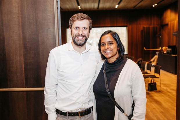 Andreas und Swapna Nami (Kursleiter Mathematik)