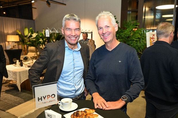 Egon Hajek (Hajek Riedmann Immo) und Karl Torghele (SPEKTRUM) (v. li.)