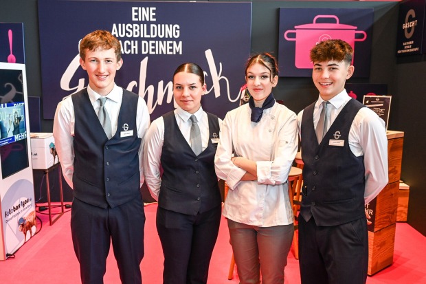 David Nigsch, Leonie Bichler, Viola Weit und Laurenz Gantner (alle GASCHT Bludenz) (v. li.)