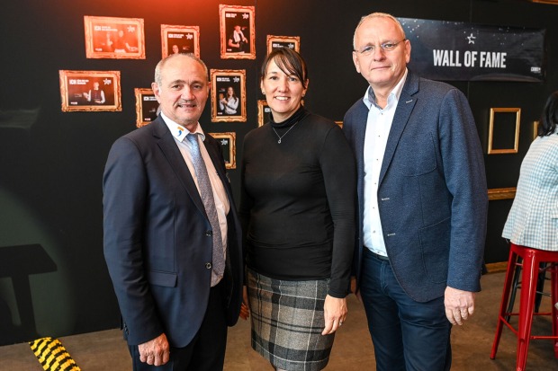 Hermann Kölly (Tourismusschule Bludenz), GF Kerstin Biedermann-Smith (Sparte Tourismus), Heinz Mersich (Landesberufsschule Lochau) (v. li.)