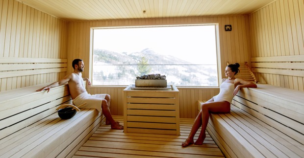 Finnische Sauna