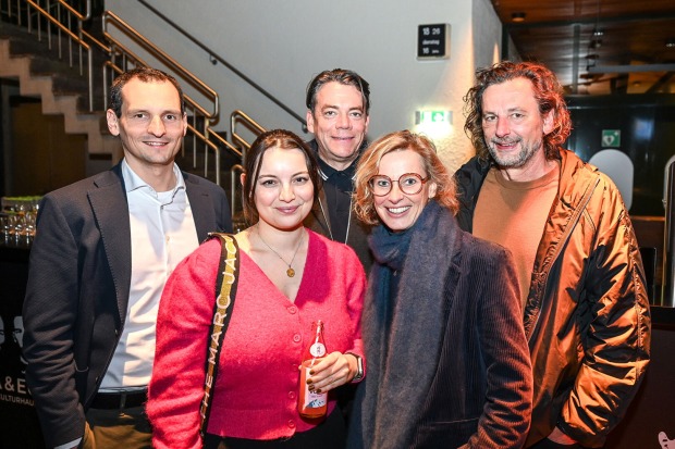 Vize-Bmst. Julian Fässler, Marie Mark (VO ÜS), Klaus Lingg (Digitales Management Dornbirn), Elfi Raith (Stadtmarketing), Marty Rauch (IRR) (v. li.)