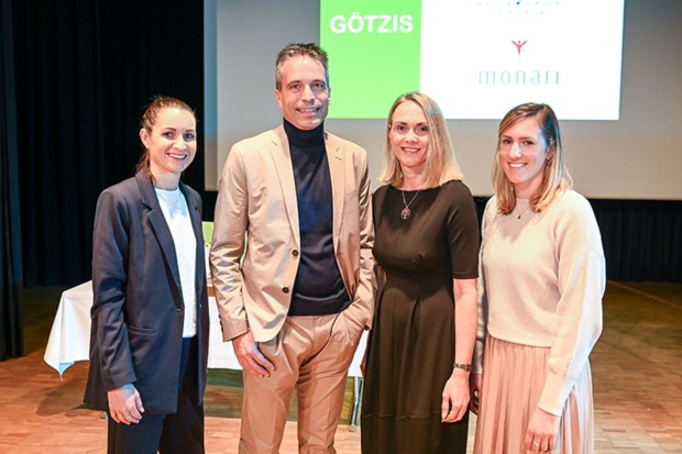 Von der WG Götzis und Wirtschaft amKumma: Alexandra Feuerstein, Vorstand Clemens Seewald, Conny Patterer und Anna Hecht.